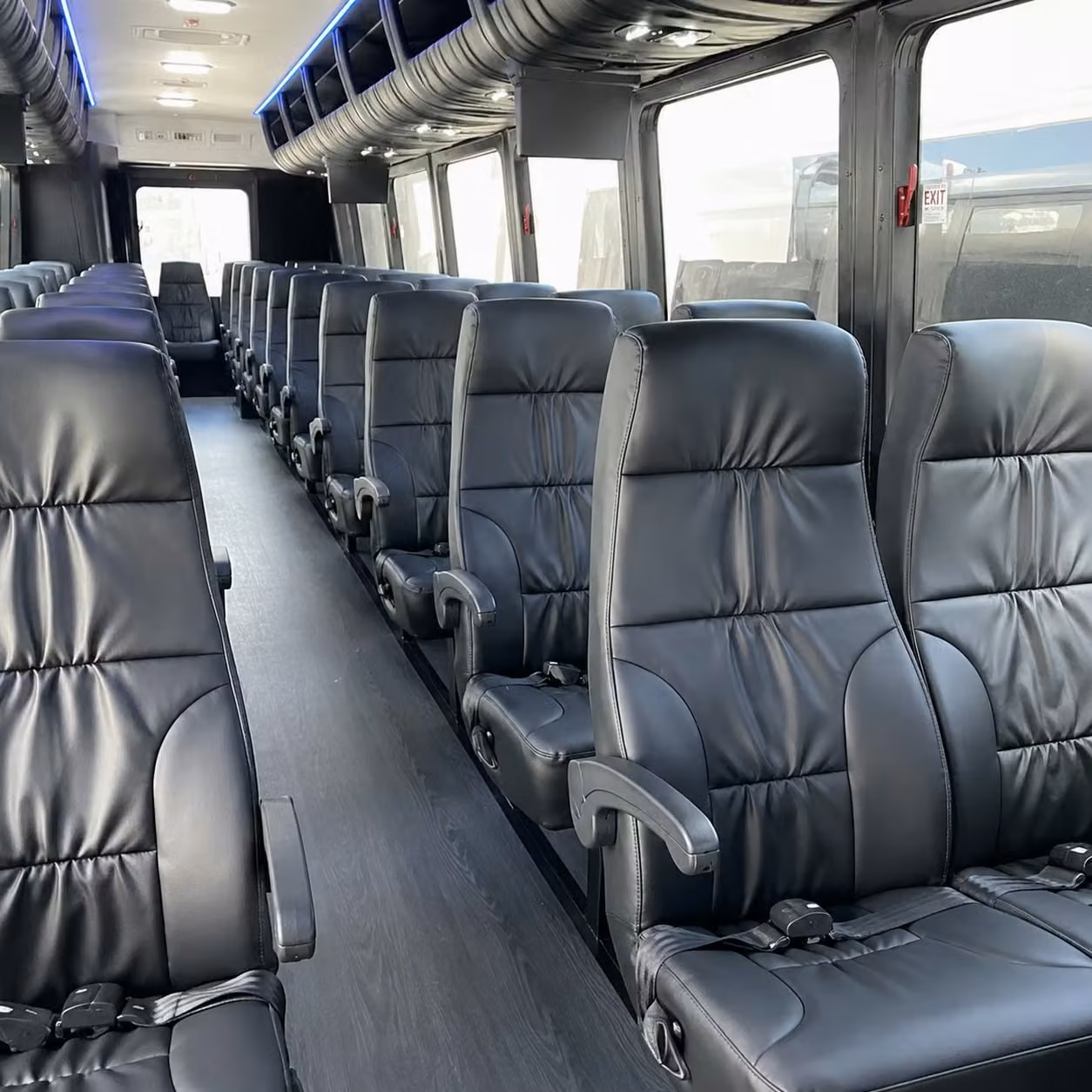 28 passenger minibus interior