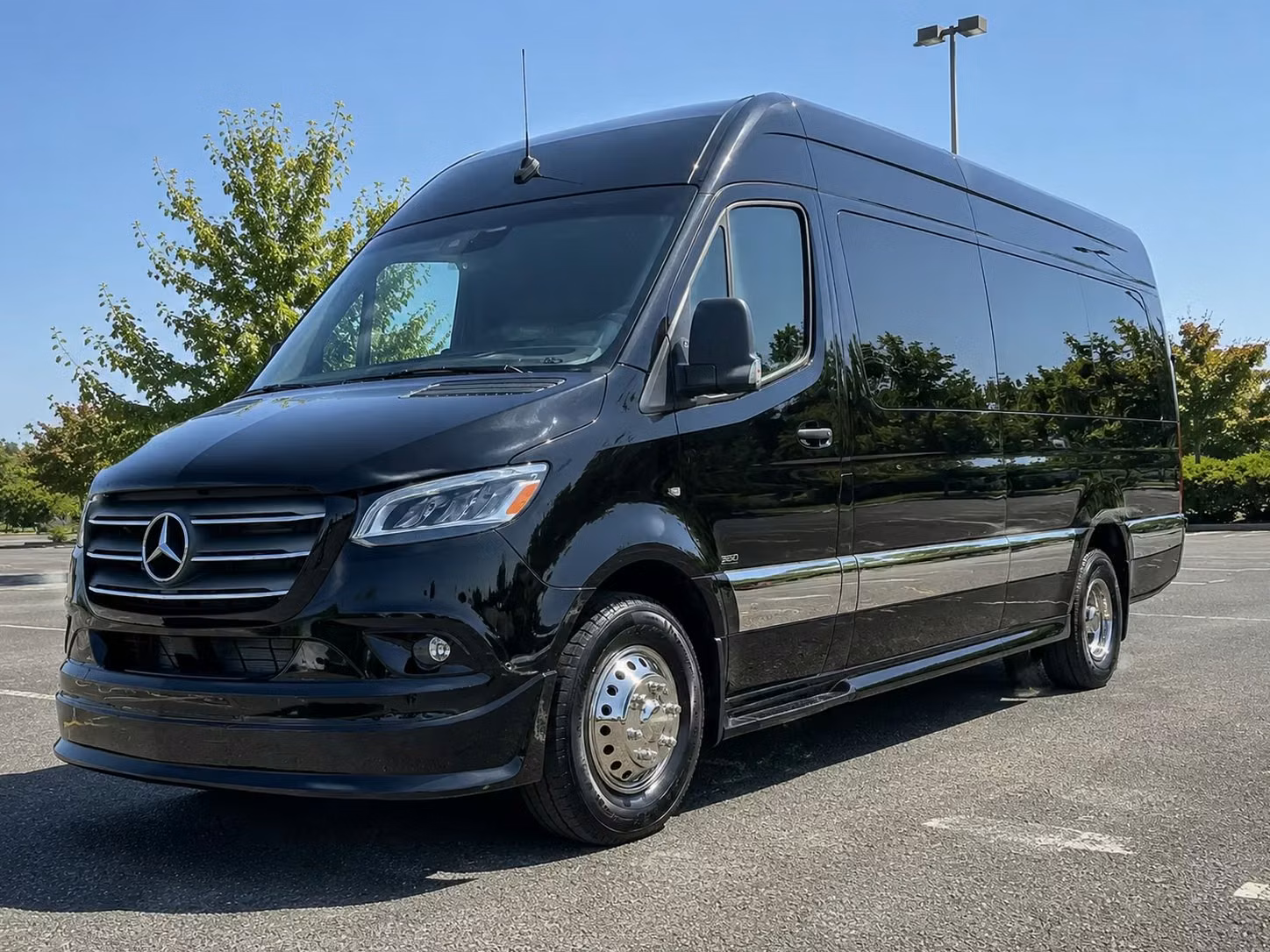 sprinter van with driver