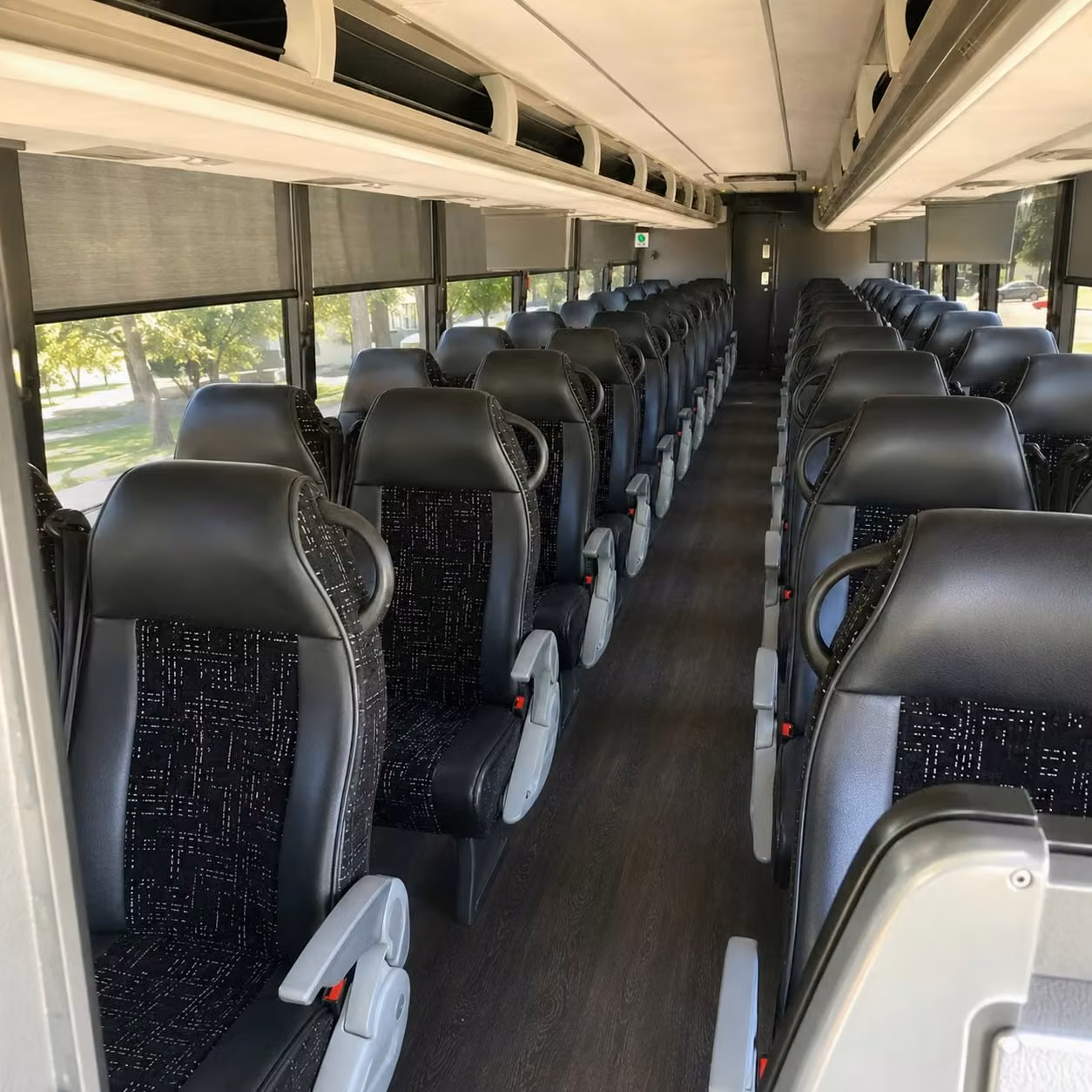 tucson charter bus interior