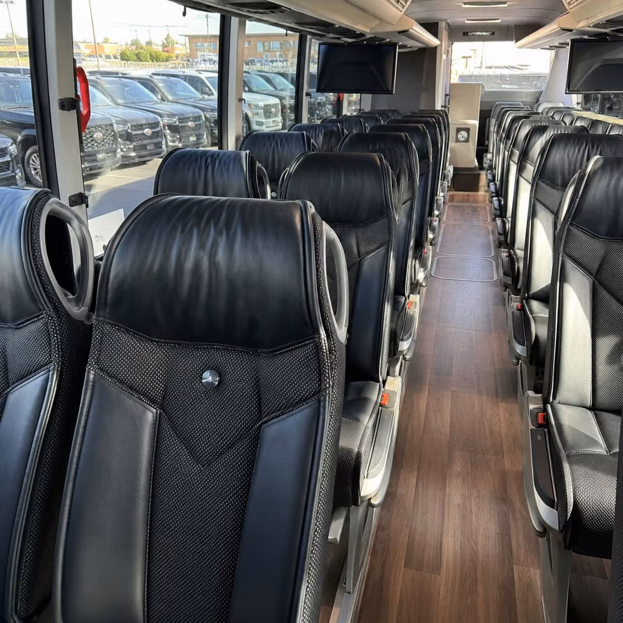 tucson charter bus rental inside